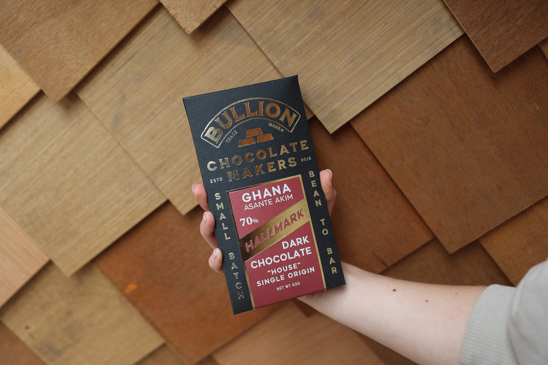 Bullion Chocolate Makers - Hallmark Dark Chocolate Bar 63g