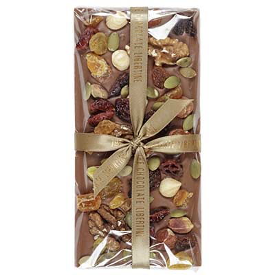 The Chocolate Libertine - dark chocolate fruit & nut bar