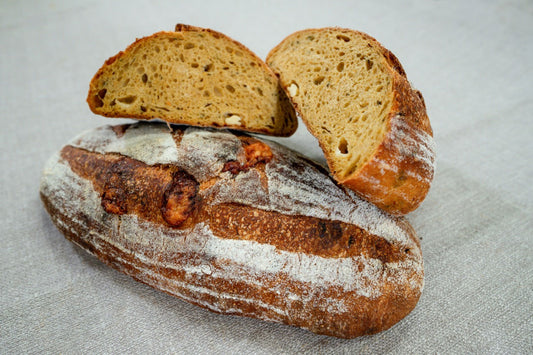 Sweet Potato Sourdough with Cheddar Cheese & Coriander