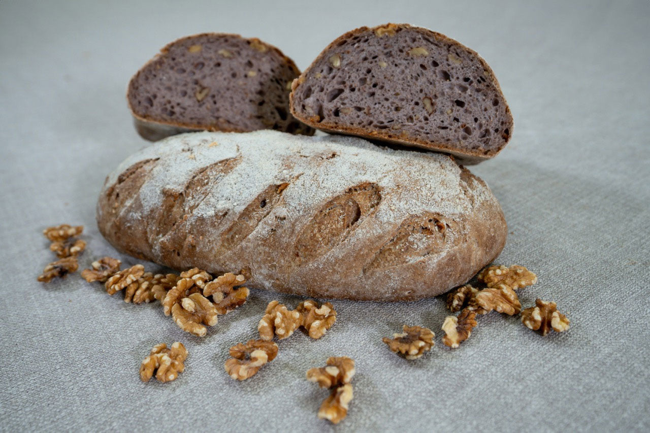 Walnut Sourdough [v]
