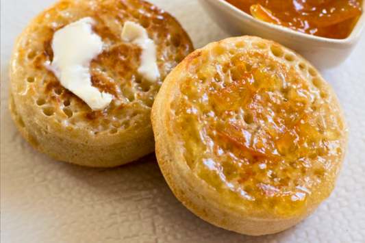 'Lovely bit of Crumpet' Crumpets